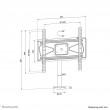 Neomounts DS42-430BL14 TV stand 32-55