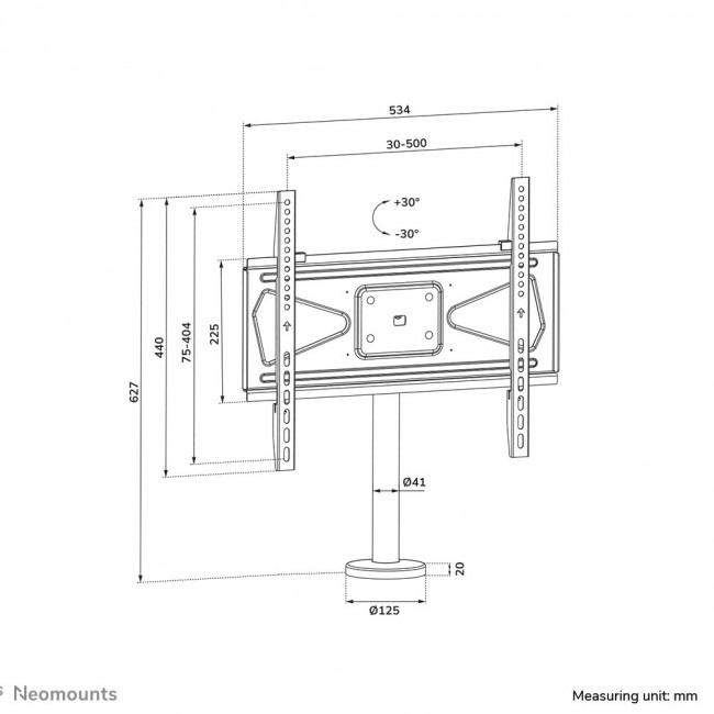 Neomounts DS42-430BL14 TV stand 32-55