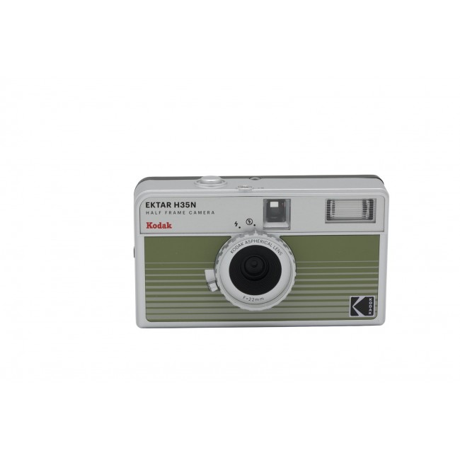 KODAK EKTAR H35N HF Film Camera Analogkamera-Set mit Kodak Ultramax, green strip KODAK EKTAR H35N HF Film Camera Analogkamera-Set mit Kodak Ultramax, green strip