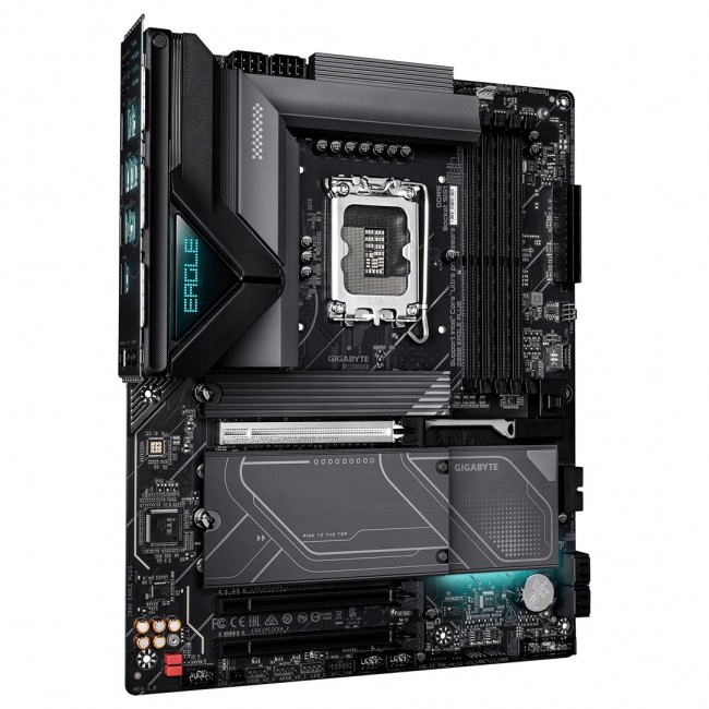 GIGABYTE Z890 EAGLE PLUS Motherboard - Supports Intel Core Ultra (Series 2) CPUs, 14+1+2 phases VRM, up to 9466MHz DDR5 (OC), 1xPCIe 5.0 M.2 + 3xPCIe 4.0 M.2, 2.5GbE LAN, USB4