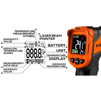 NEO tools 75-276 pyrometer