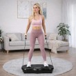 Extralink Moonwalk Spin Move Platofrma Wibracyjna do Cwiczen Fitness 200W czarna