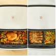 Tefal Dual Easy Fry Flex EY9228 9 L Stand-alone 2700 W Hot air fryer Black, Stainless steel