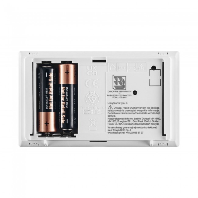 Carbon monoxide detector Kidde K7DCO with display White