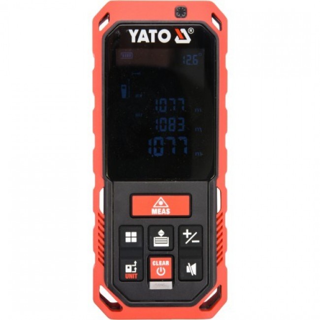 Yato YT-73126 distance meter Laser distance meter Black, Red 40 m