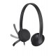 Logitech H340 USB Computer Headset Wired Head-band Office/Call center USB Type-A Black Logitech H340 USB Computer Headset Wired Head-band Office/Call center USB Type-A Black