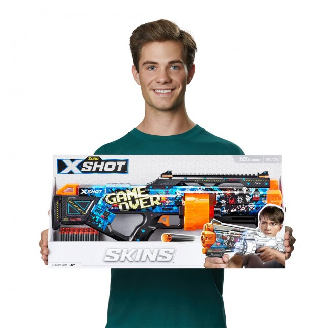 ZURU Skins Last Stand Dart Blaster - Game Over Skin (16 Darts) ZURU Skins Last Stand Dart Blaster - Game Over Skin (16 Darts)