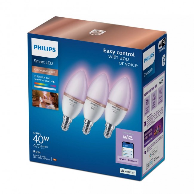 Philips 8720169210318 smart lighting Smart bulb Wi-Fi/Bluetooth 4.9 W Philips 8720169210318 smart lighting Smart bulb Wi-Fi/Bluetooth 4.9 W