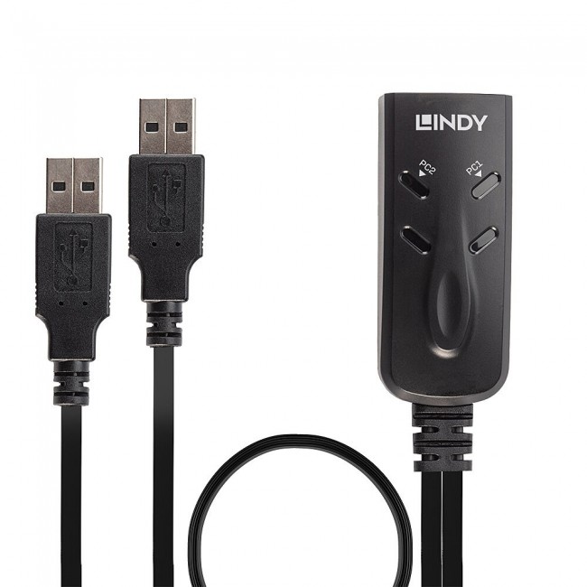 Lindy 2 Port USB KM Switch - switch fo Lindy 2 Port USB KM Switch - switch fo