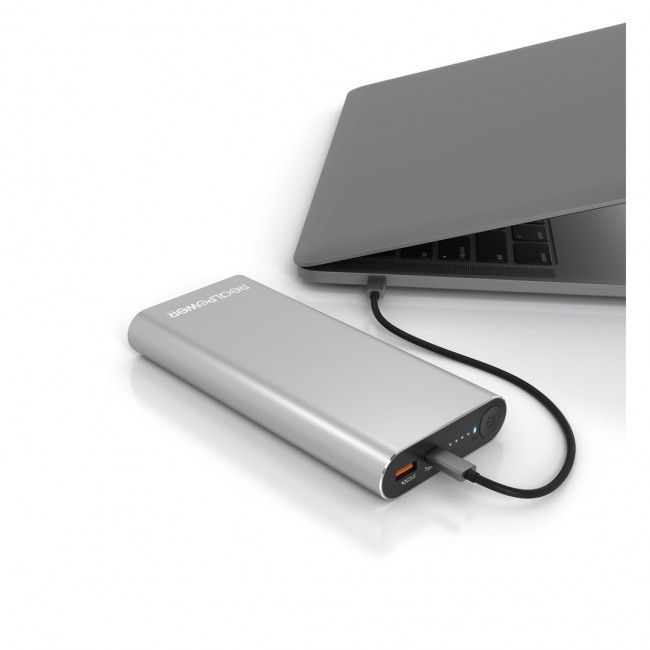 RealPower PB-20000PD Lithium-Ion (Li-Ion) 20000 mAh Aluminium