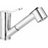 Kitchen faucet with pull-out spout