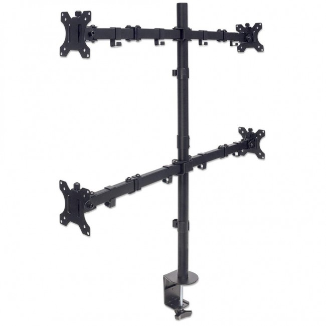 Manhattan Quad Desk Mount for TV & Monitors, For screens 10 Manhattan Quad Desk Mount for TV & Monitors, For screens 10