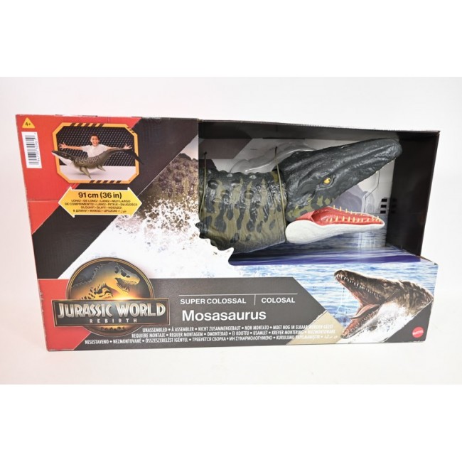 JURASSIC WORLD colossal Mosasaurus toy JURASSIC WORLD colossal Mosasaurus toy