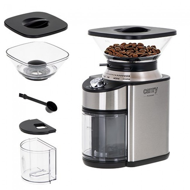 Camry Premium CR 4443 coffee grinder 200 W Black, Stainless steel Camry Premium CR 4443 coffee grinder 200 W Black, Stainless steel