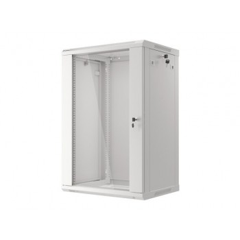 Lanberg WF01-6418-10S rack cabinet 18U Wall mounted rack Grey