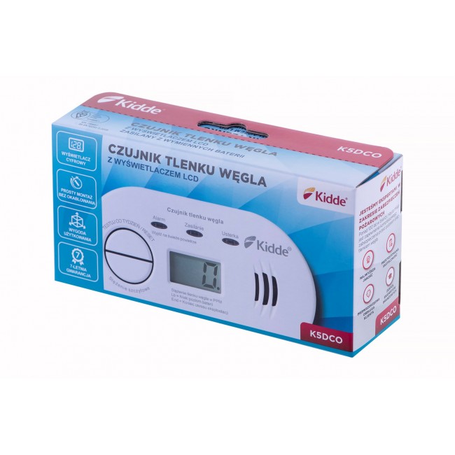 K5DCO KIDDE CARBON MONOXIDE AND CARBON MONOXIDE DETECTOR K5DCO KIDDE CARBON MONOXIDE AND CARBON MONOXIDE DETECTOR