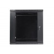 Lanberg wall-mounted installation rack cabinet 19'' 12U 600x450mm black (glass door) Lanberg wall-mounted installation rack cabinet 19'' 12U 600x450mm black (glass door)