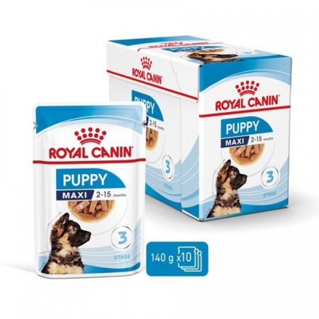 ROYAL CANIN Maxi Puppy SHN - wet dog food - 10x140g ROYAL CANIN Maxi Puppy SHN - wet dog food - 10x140g