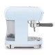 Smeg ECF02PBEU coffee machine pastel blue