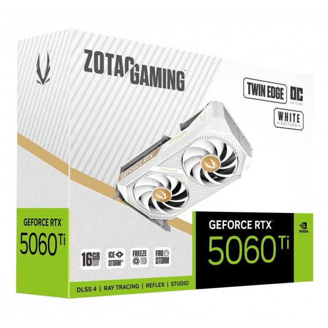 Zotac GAMING GeForce RTX 5060 Ti Twin Edge OC NVIDIA 16 GB GDDR7 Zotac GAMING GeForce RTX 5060 Ti Twin Edge OC NVIDIA 16 GB GDDR7
