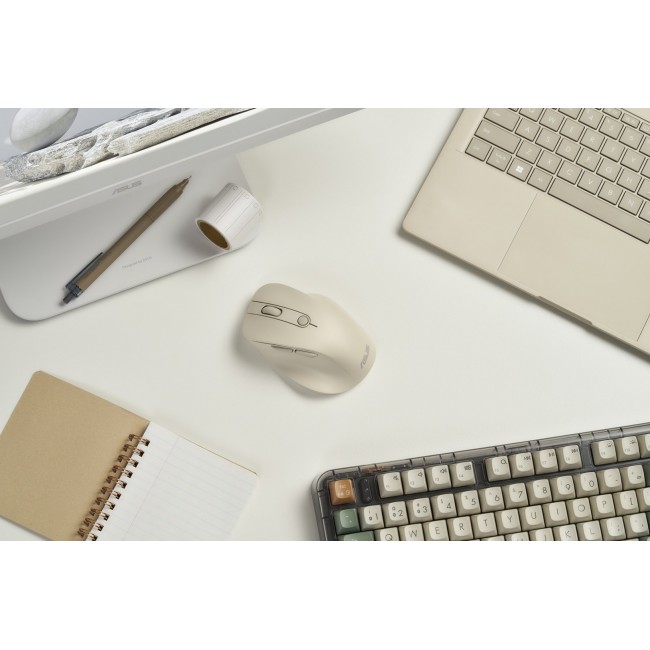 ASUS MD105 /MK-WH mouse Universal Right-hand RF Wireless + Bluetooth 2400 DPI ASUS MD105 /MK-WH mouse Universal Right-hand RF Wireless + Bluetooth 2400 DPI