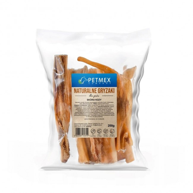 PETMEX Goat skin Mono dog treat 200g PETMEX Goat skin Mono dog treat 200g