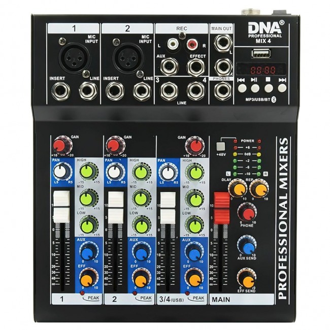 DNA Professional MIX 4 - analogue audio mixer DNA Professional MIX 4 - analogue audio mixer