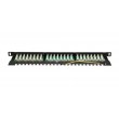 Extralink CAT6 UTP 0.5U | Patchpanel | 24 Ports