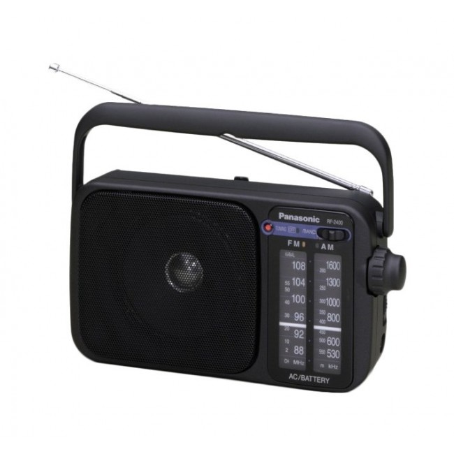 Panasonic RF-2400D Portable Analog Black Panasonic RF-2400D Portable Analog Black
