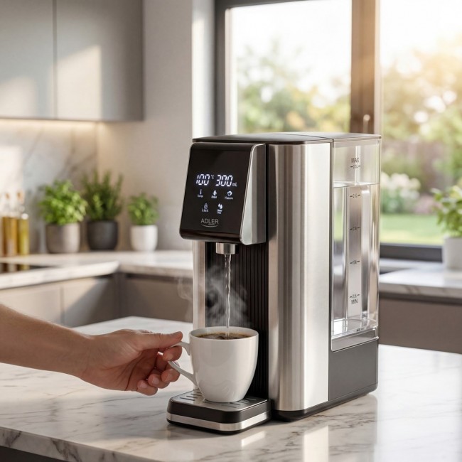 Hot Water Dispenser ADLER AD 1356 2.5 L Black, Silver Hot Water Dispenser ADLER AD 1356 2.5 L Black, Silver