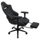 Aerocool ROYALSLATEGR Premium Ergonomic Gaming Chair Legrests Aerosuede Technology Grey