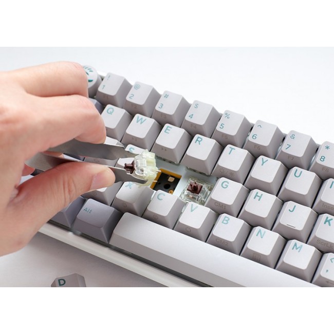 Ducky One 3 SF keyboard Gaming USB QWERTZ German Grey