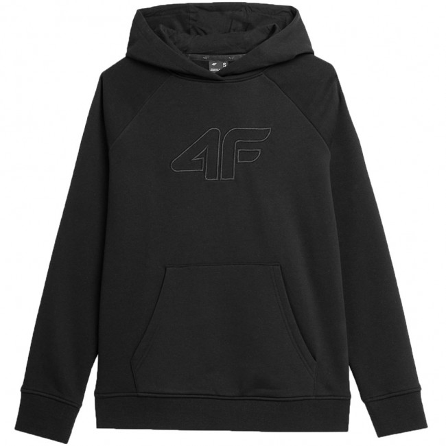 Women's sweatshirt 4F F0765 deep black 4FAW23TSWSF0765 20S L Women's sweatshirt 4F F0765 deep black 4FAW23TSWSF0765 20S L