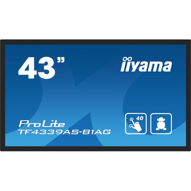 iiyama TF4339AS-B1AG Signage Display Digital signage flat panel 108 cm (42.5