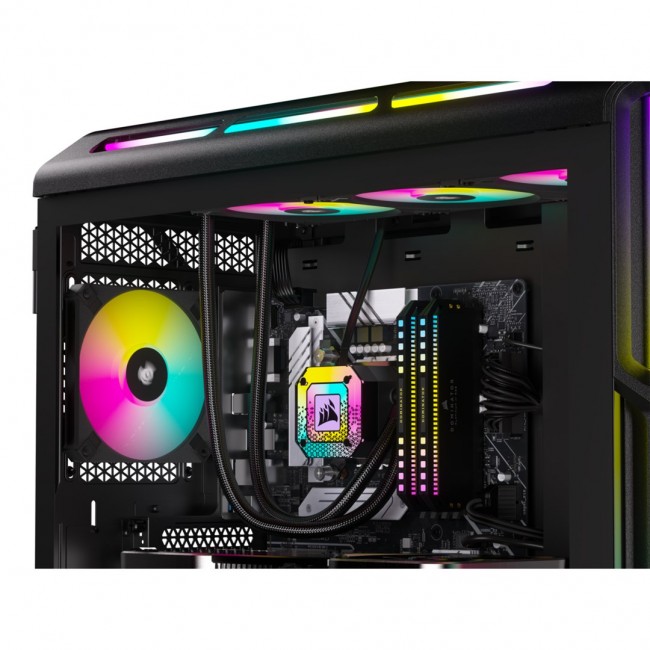 Corsair CO-9050163-WW computer cooling system Computer case Fan 12 cm Black