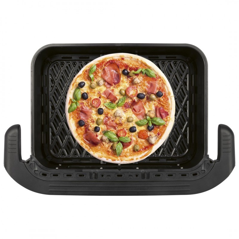 ProfiCook PC-FR 1313 H Double 10 L Stand-alone 2400 W Hot air fryer Black, Stainless steel