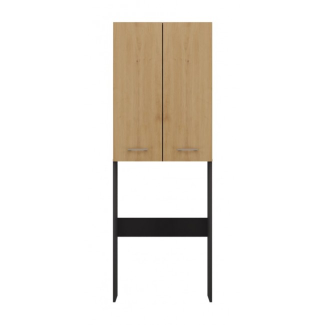 Bathroom cabinet POLA DD 64x30xH180 anthracite/artisan Bathroom cabinet POLA DD 64x30xH180 anthracite/artisan