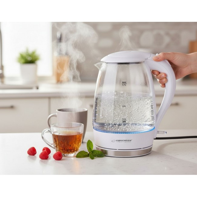 Esperanza EKK011W Electric kettle 1.7 L White, Multicolor 2200 W Esperanza EKK011W Electric kettle 1.7 L White, Multicolor 2200 W