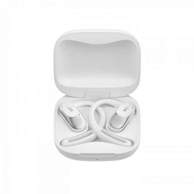 SHOKZ OpenFit Air, weiss Headset Wireless Ear-hook Calls/Music/Sport/Everyday Bluetooth White