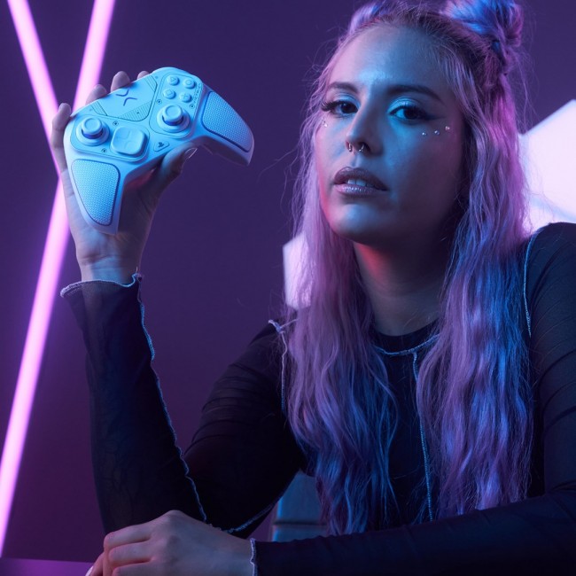 PDP 052-002-WH Gaming Controller Violet, White RF/USB Gamepad Analogue / Digital PC, PlayStation 4, PlayStation 5