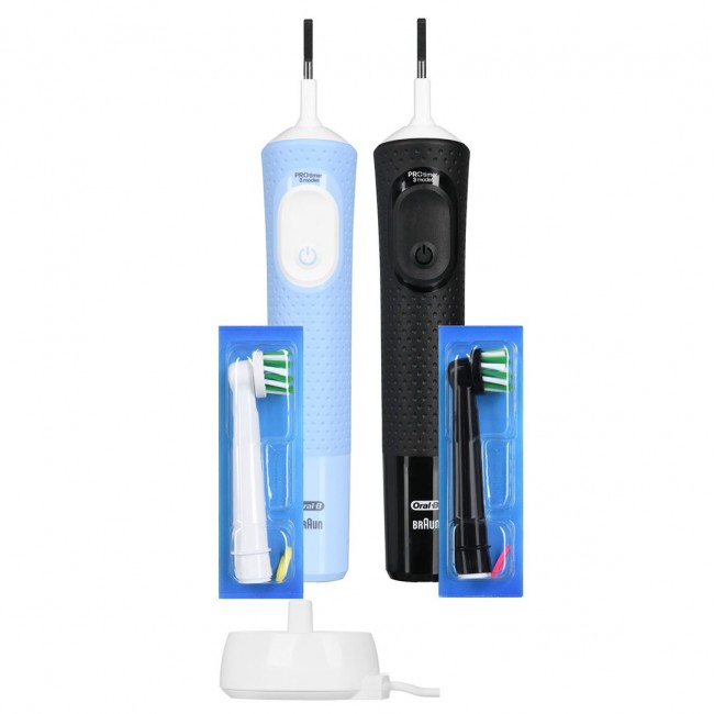 Oral-B Vitality Pro Duo Adult Rotating-oscillating toothbrush Black, Blue, White