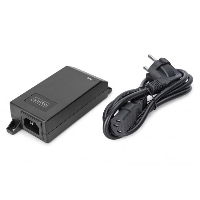 Digitus Gigabit Ethernet PoE+ injector, 802.3at, 30 W