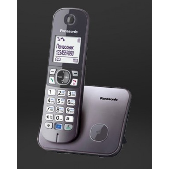 Panasonic KX-TG6811 DECT telephone Caller ID Black Panasonic KX-TG6811 DECT telephone Caller ID Black