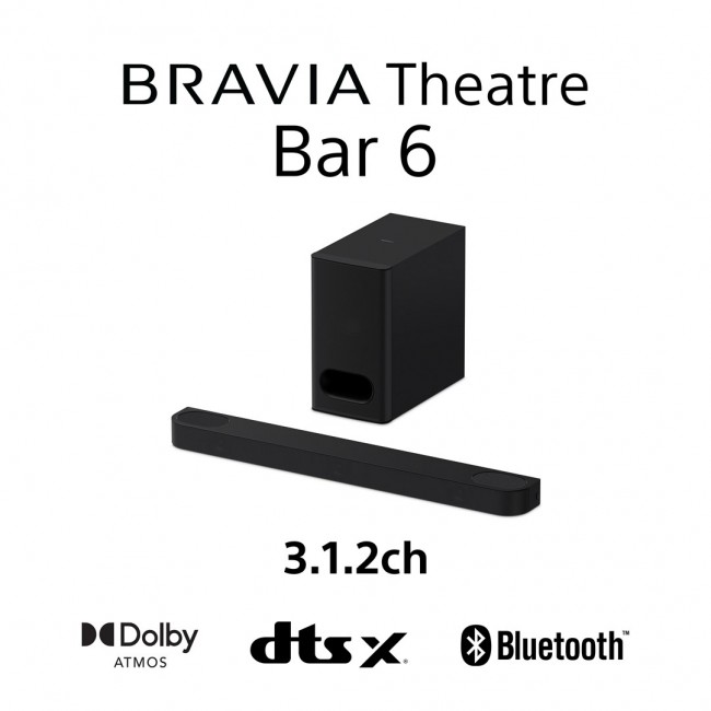 Sony 3.1.2 Soundbar with Wireless Subwoofer