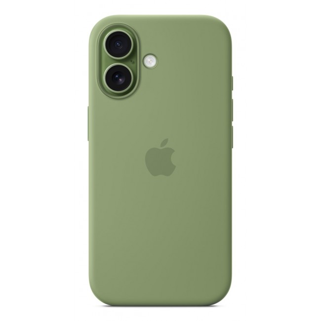 Apple iPhone 17 Silicone Case with MagSafe Light Moss