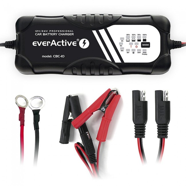 Charger, charger everActive CBC10 12V/24V Charger, charger everActive CBC10 12V/24V