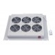 Triton Free standing cabinet fan unit, 6 fans Triton Free standing cabinet fan unit, 6 fans