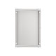 Lanberg wall-mounted installation rack cabinet 19'' 18U 600x450mm gray (glass door)