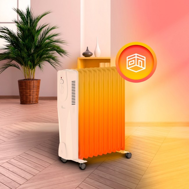 Extralink Oil filled radiator NY-25W1 2500W, 11 fins Extralink Oil filled radiator NY-25W1 2500W, 11 fins