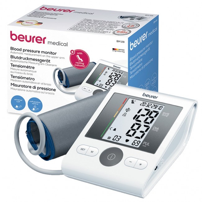 Beurer BM 28 HSD Upper arm Automatic 4 user(s) Beurer BM 28 HSD Upper arm Automatic 4 user(s)